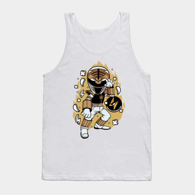 White Ranger Tank Top by Comic Collectors Guild 